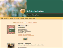 Tablet Screenshot of loapublications.com